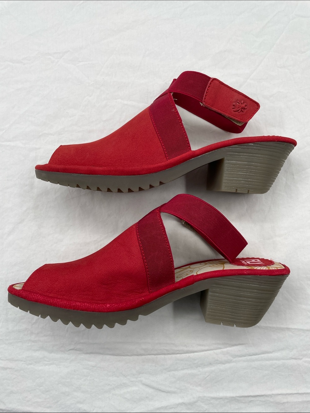 NEW! Fly London Wato Leather Suede Ankle Strap Sandals. EU 40. - Picture 11 of 12